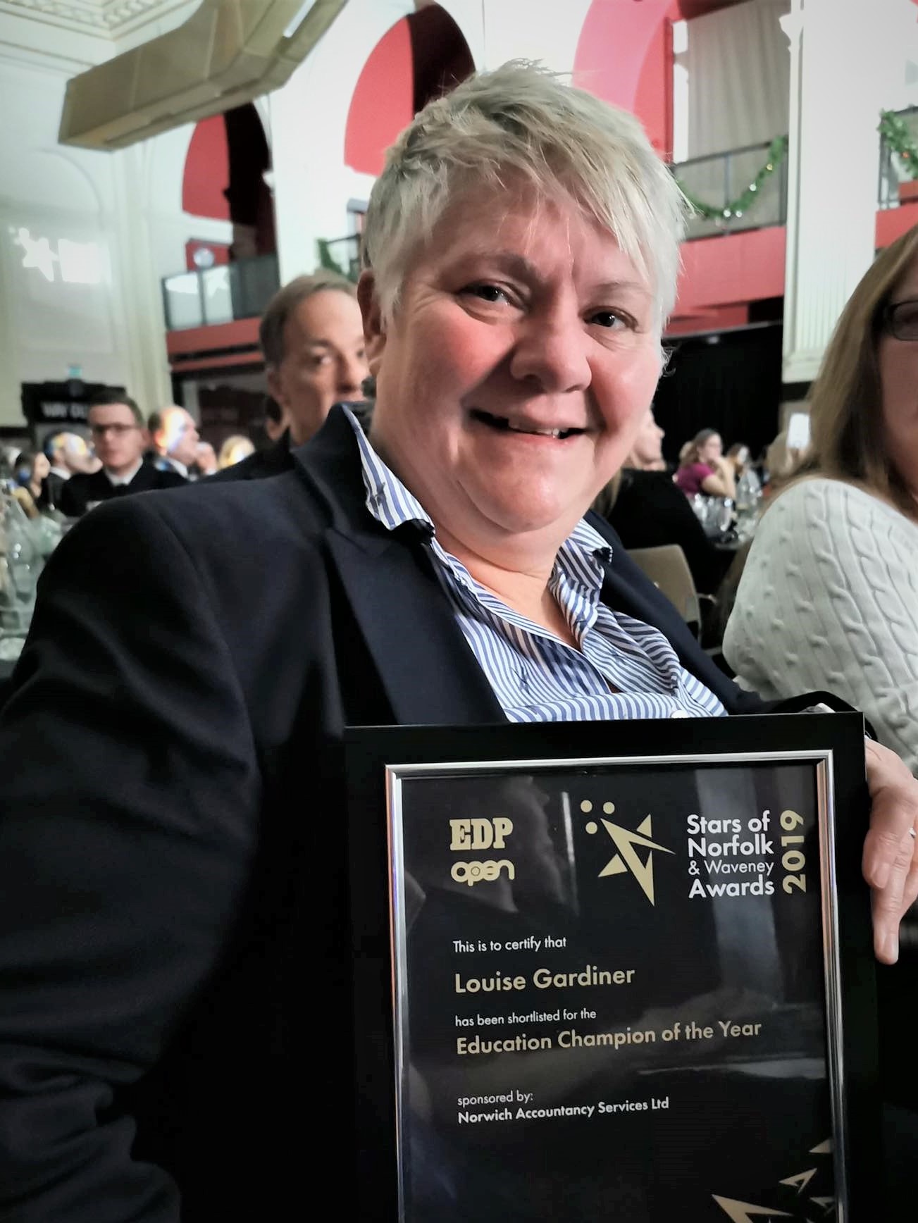 Lou Gardiner, Education Champion